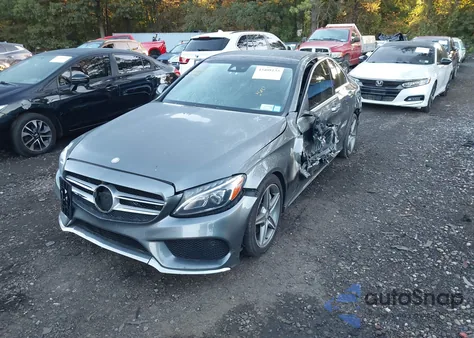 2017 Mercedes C300 из США, поврежденный, VIN 55SWF4AB9HU205391